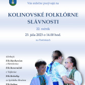Kolinovské folklórne slávnosti - 22. ročník